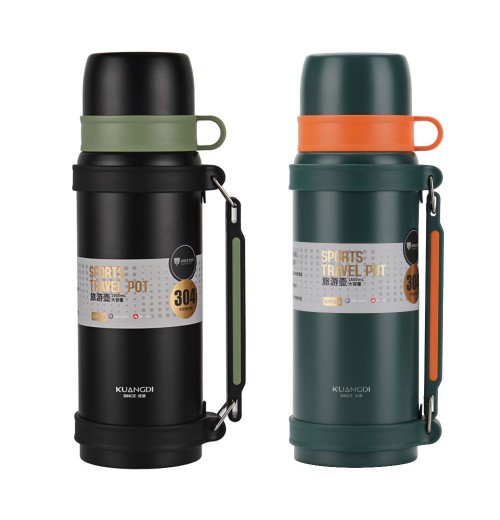 Large Capacity 60oz/1800ml Thermos Flask Outdoor Camping Insulation Kettle Thermos