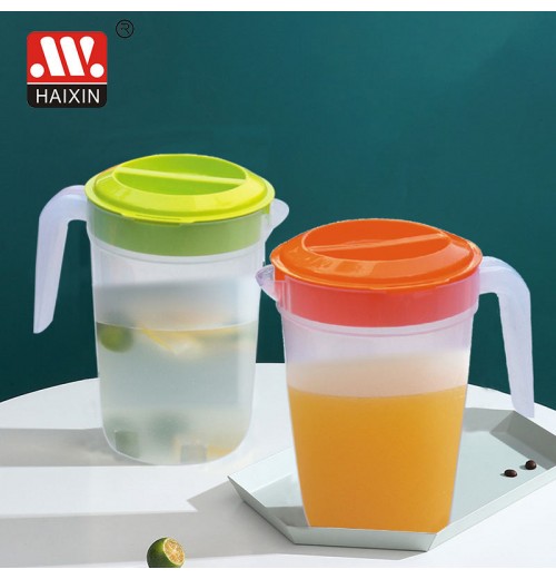 2L 2000ml 67oz beer milk tea pitcher drink hot cold juice pots with lids handle bottle plastic water jug kettle