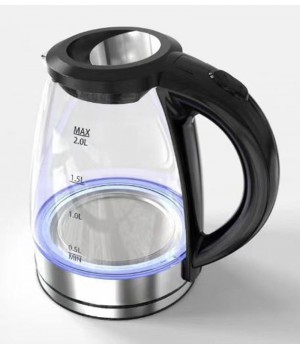 Wholesale kettles New Design LED Light Popular 1.2L Good Price Glass Body Electric Water Office Home kettle Electric