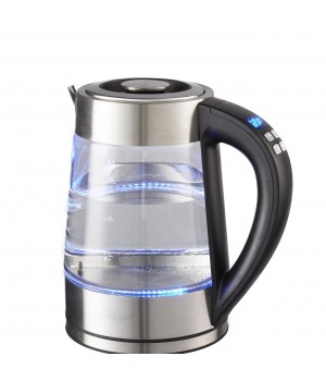 Home Hotel Kitchen Electric Kettle, Glass Portable 1.7L Electric Kettle