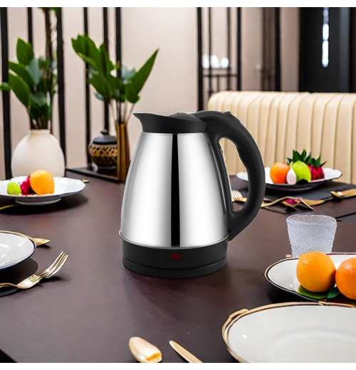 New Wholesale SS201 304 Stainless Steel Modern Style 1.8LHeater Jug Electric Water Boiler Tea Kettle With Customized Plug