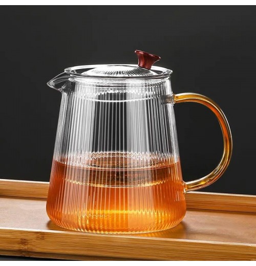 500ml 800ml 1000ml Large Capacity Heat Resistant Glass tea pot Glass Milk Jugs High Borosilicate Glass Mug with Handle