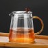 500ml 800ml 1000ml Large Capacity Heat Resistant Glass tea pot Glass Milk Jugs High Borosilicate Glass Mug with Handle