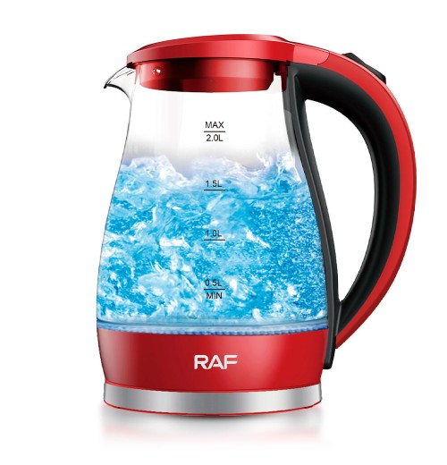 RAF Red Black Water Electric Kettle Kitchen Appliance Modern Popular Water Kettle Jug