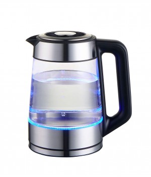 Made China Superior Quality Colorful Led Lights Glass Electric Water Kettle