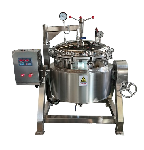 Industrial Pressure Cooker Kettle High Capacity High Pressure Jacketed Kettle Cooker