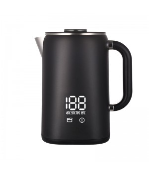 Smart Double Layer Stainless Steel 1.7L Boiling Fast Digital Display Variable Temperature Control Electric Kettle