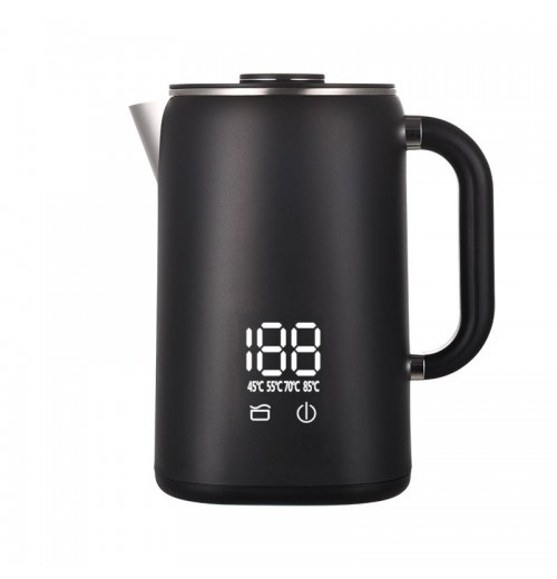 Smart Double Layer Stainless Steel 1.7L Boiling Fast Digital Display Variable Temperature Control Electric Kettle