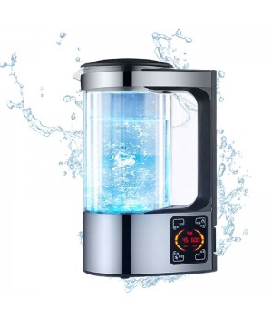 2L High Borosilicate Glass Hydrogen Rich Water Generator Alkaline Water Ionizer Maker Healthy Kettle With SPE and PEM Technology