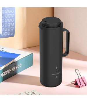 Hotsy Portable Double Wall 304 Stainless Steel Heater Bottle 350Ml Boiling Water Milk Travel Electric Kettle Cup For Baby