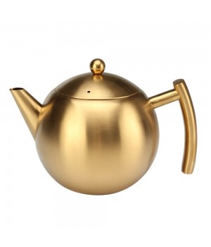 Stainless Steel Single Wall Restaurant Hotel Tea Pot