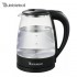 Bubbleboil Spot Wholesale Electric kettle With Blue Led Light Transparent Glass Teapot Tea Maker Electric kettle Tea